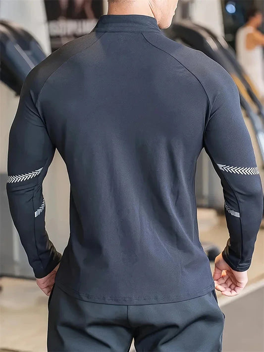 Men’s Compression Gym Running Quick-Dry Sports Jacket