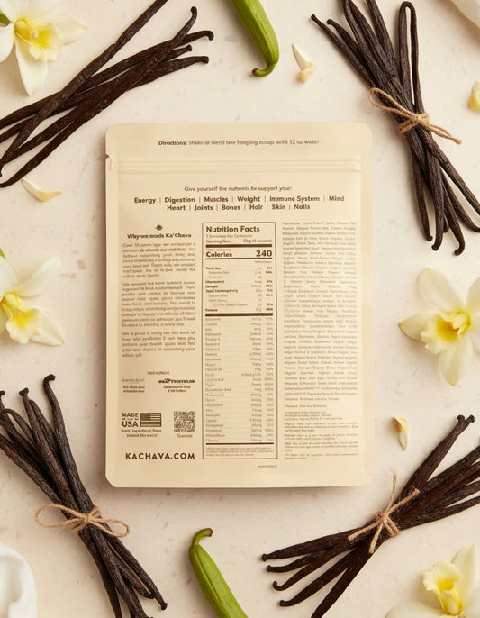 Ka'Chava Vanilla All-in-One Meal Replacement Shake (7 Servings) 15.31oz Kachava