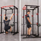 1000LBS Multi-Functional Barbell Rack Squat Power Cage With Weight Bench (SAK35822)