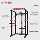 1000LBS Multi-Functional Barbell Rack Squat Power Cage With Weight Bench (SAK35822)