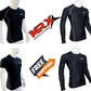 MRX Men's Compression Shirts Athletic Gym Workout Rash Guard Base Layer Short & Long Sleeve Top