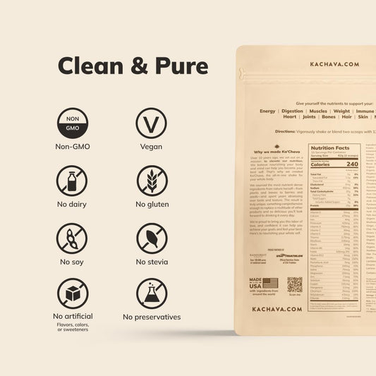 Ka’Chava  All-in-One Nutrition Shake Coconut Acai 15.31 oz 2Pack! 30.62 oz Total