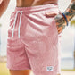 Men’s Summer Corduroy Lace-Up Drawstring Sports Shorts