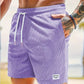 Men’s Summer Corduroy Lace-Up Drawstring Sports Shorts