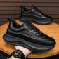Men’s Thick-Soled Breathable Lace-Up Casual Sneakers