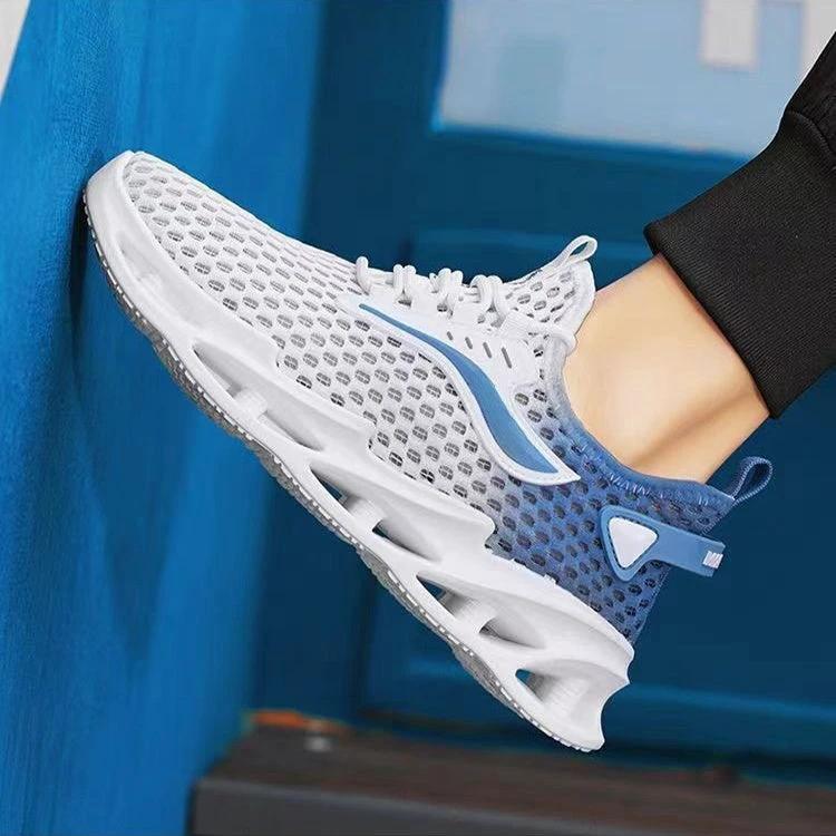 Men’s Mesh Lace-up Low-Top Running Sneakers