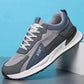 Men’s Color Block Mesh Lace-Up Running Sneakers