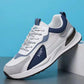 Men’s Color Block Mesh Lace-Up Running Sneakers