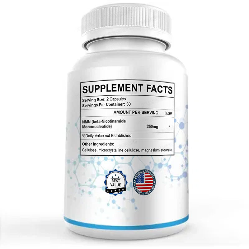 Anti-Aging Nicotinamide Mononucleotide (NMN) Capsules Supplement