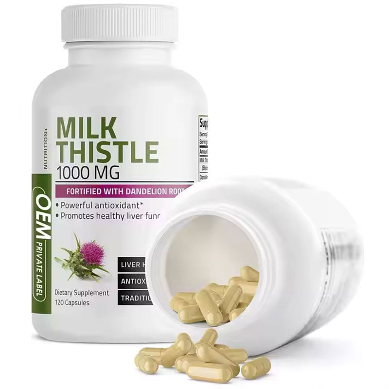 Milk Thistle Dandelion Root Liver Support Capsules