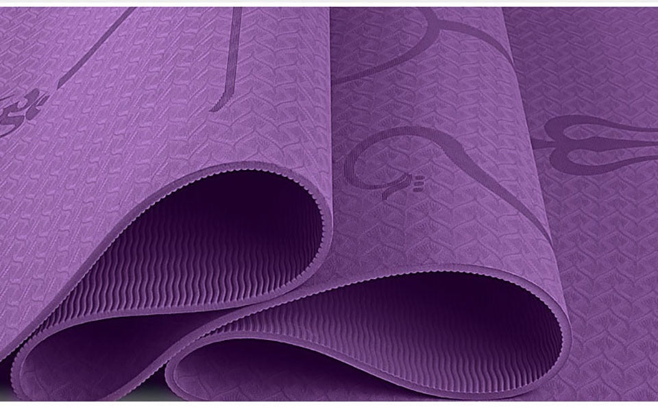 Yoga Mat 1830x610x6mm Non-Slip