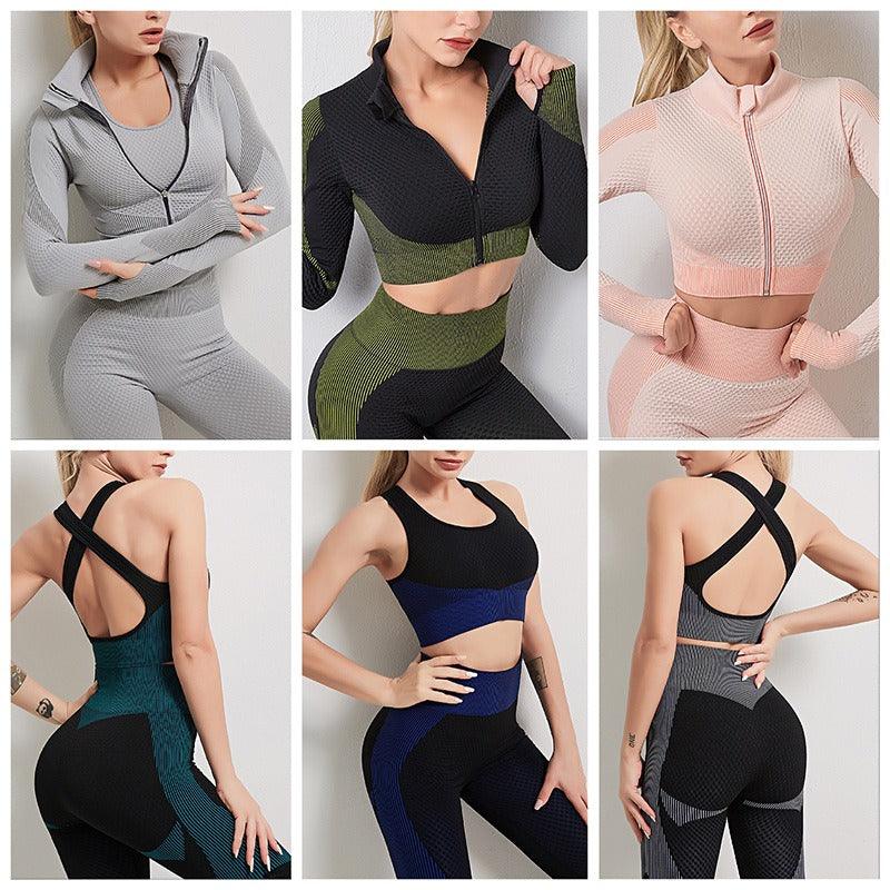 Cowgirl Premium Yoga Top, Sports Bra Leggings Set