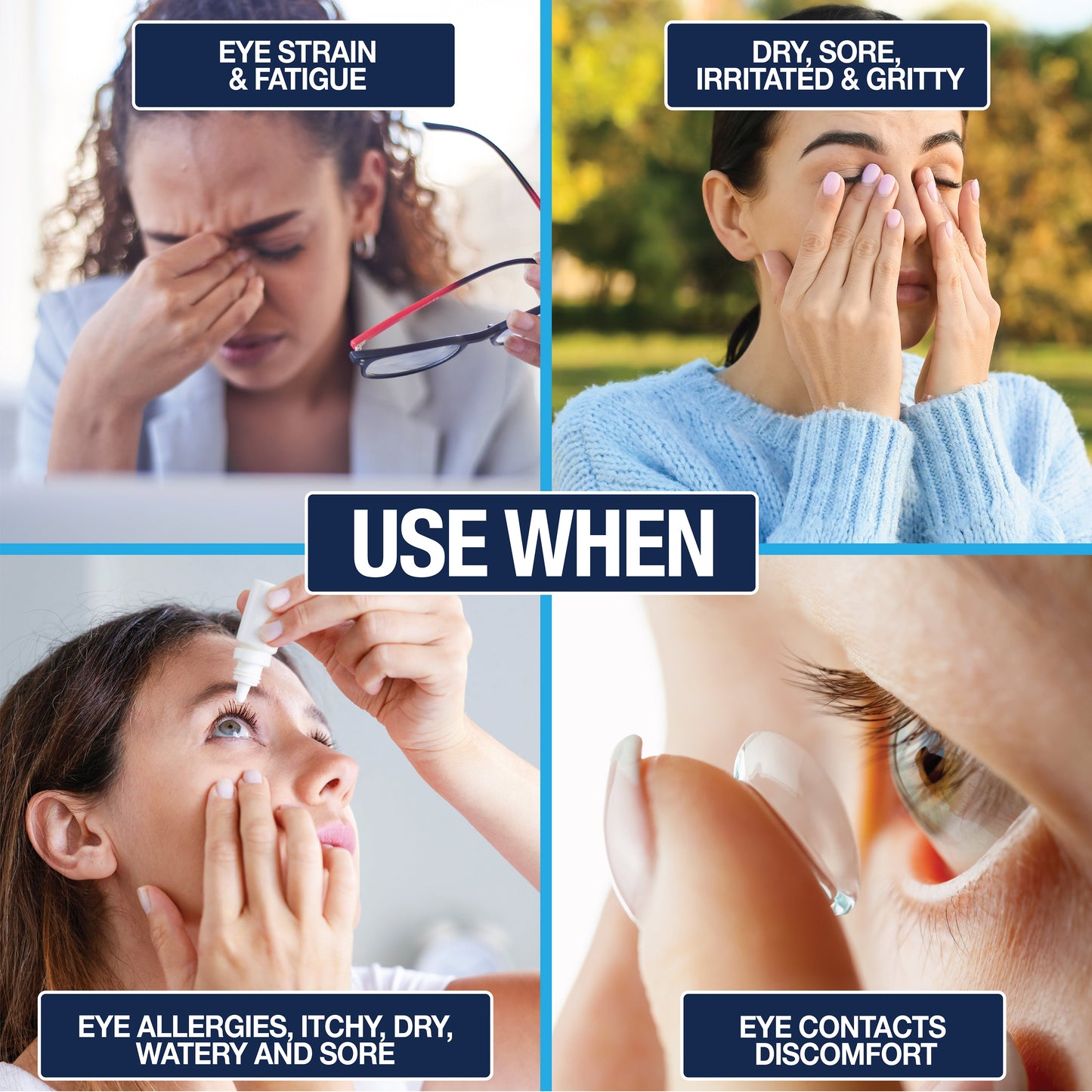 Eye Health & Vision Vitamins Supplement 60 Capsules