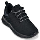 Q216 Ultra Lightweight Height Increasing Sneakers Black Grey