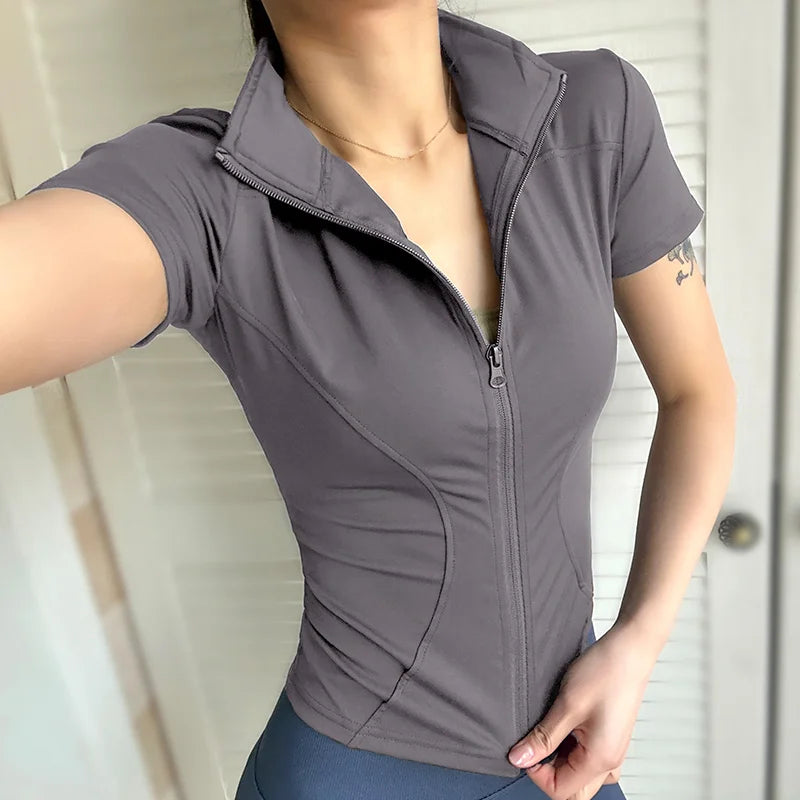 Breathable Supportive Workout Shirts for Women