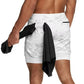 Men's Camo Running Shorts with Built in Liner