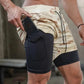 Men's Camo Running Shorts with Built in Liner