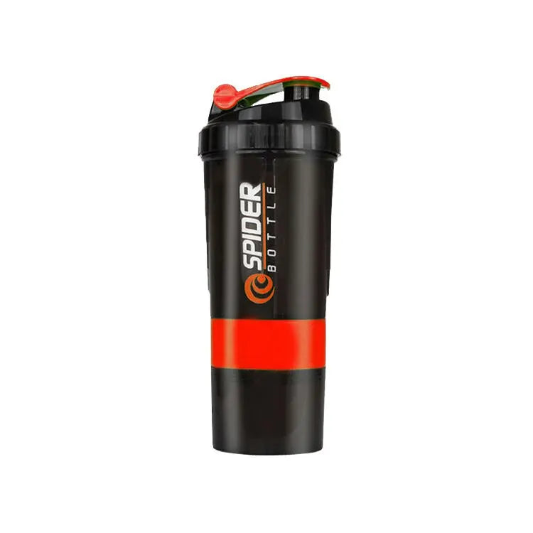 3-Layer Shaker Protein Mixing Bottle for Exercise