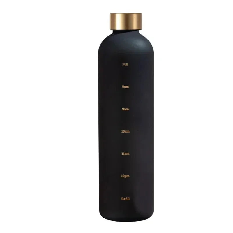Time Marker Water Bottle  Reusable & Leakproof for Outdoors