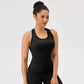 Women's Sleeveless Yoga Vest for Gym Fitness  and Outdoor Sports