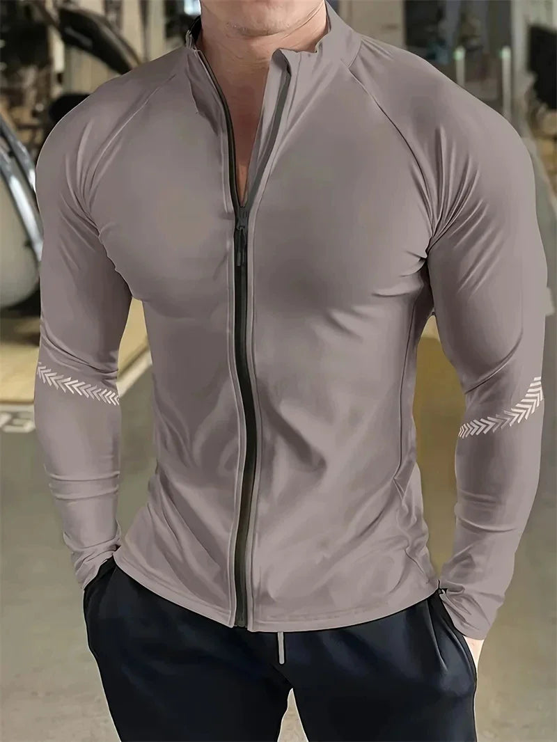Men’s Compression Gym Running Quick-Dry Sports Jacket