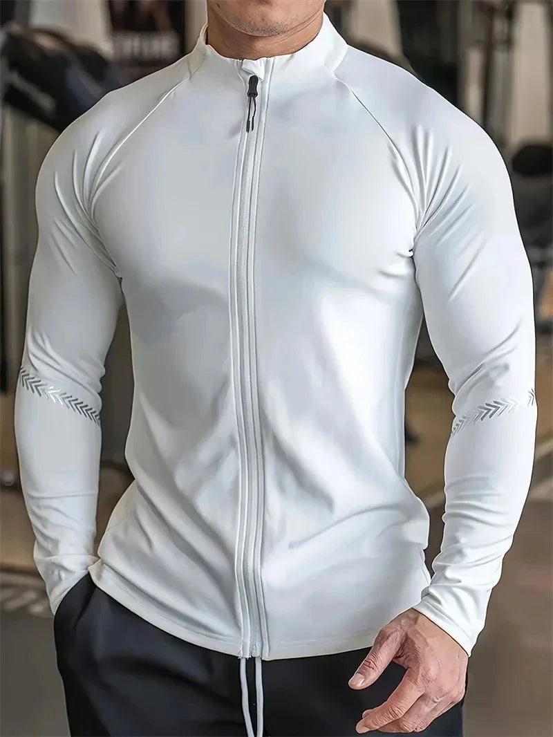 Men’s Compression Gym Running Quick-Dry Sports Jacket