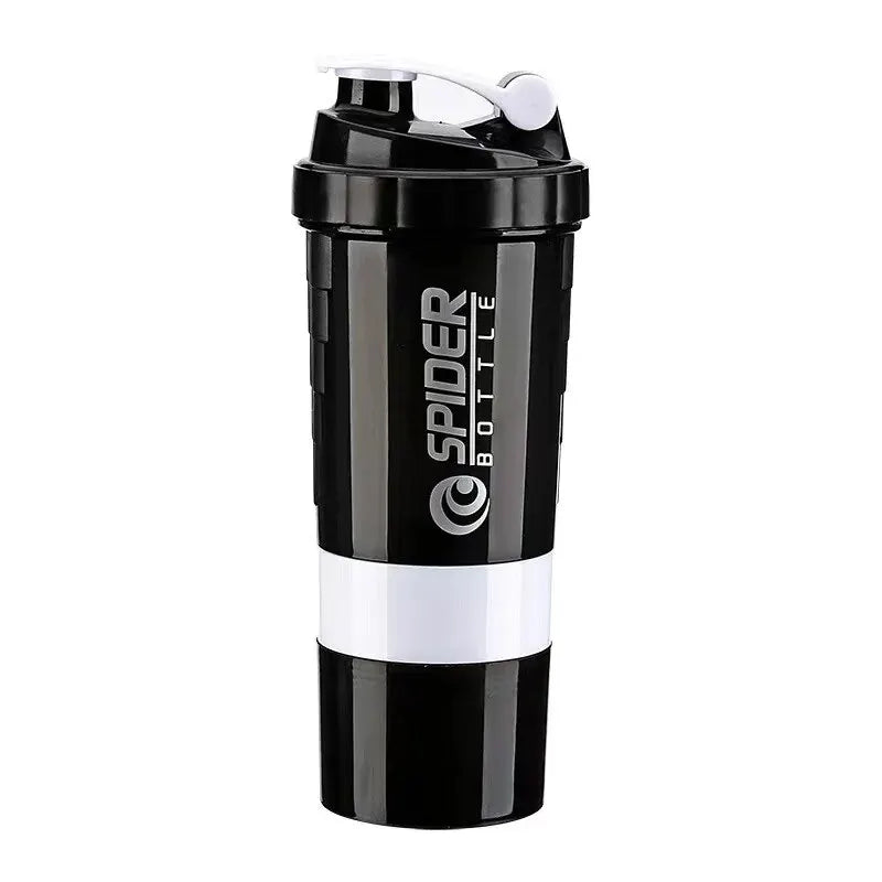3-Layer Shaker Protein Mixing Bottle for Exercise