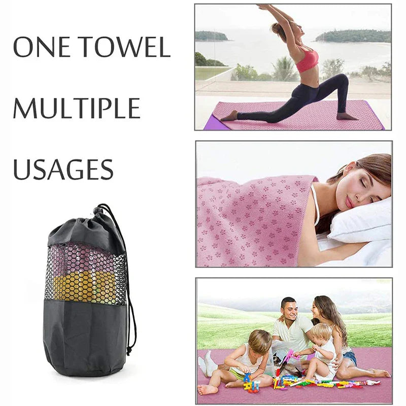 Non-Slip Hot Yoga Towel Pilates Blanket