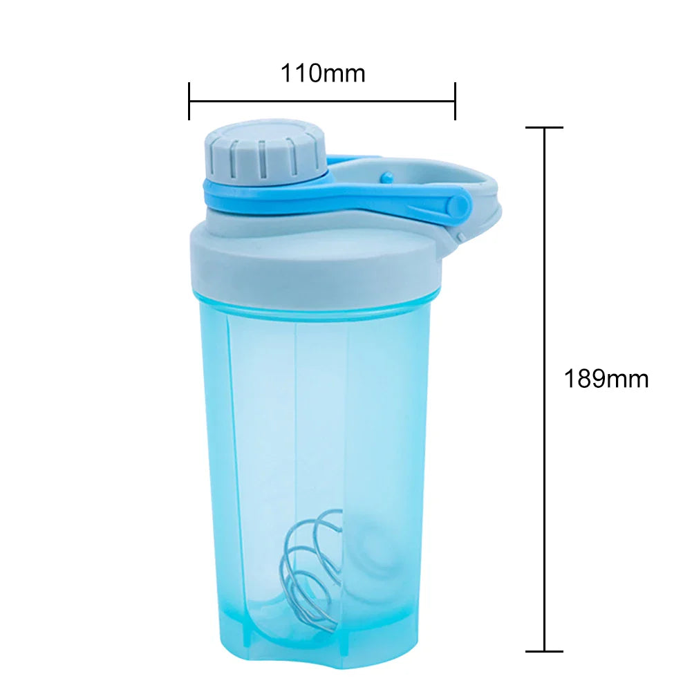 500ml Leak-Proof Protein Shaker with Powder Compartment