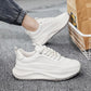 Men’s Thick-Soled Breathable Lace-Up Casual Sneakers
