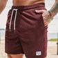 Men’s Summer Corduroy Lace-Up Drawstring Sports Shorts