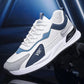 Men’s Color Block Mesh Lace-Up Running Sneakers
