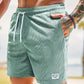 Men’s Summer Corduroy Lace-Up Drawstring Sports Shorts
