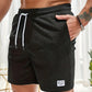 Men’s Summer Corduroy Lace-Up Drawstring Sports Shorts