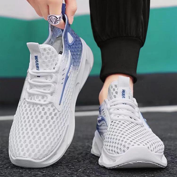 Men’s Mesh Lace-up Low-Top Running Sneakers