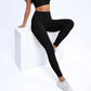 Elegant Blue Yoga Pants High Waisted Gym Leggings Yoga Leggings Seamless Gym Push Up Workout Stretch Fitness Sweatpants Ultra Soft Leggings Tight Sport Women Fitness Seamless Female Legging Tummy Control Running Pants For Training