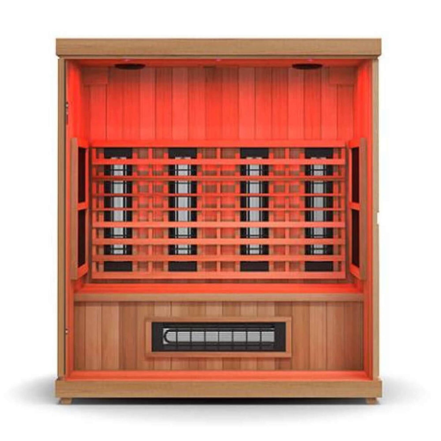 Finnmark FD-3 Full Spectrum 4-Person Capacity Home Infrared Sauna With Adjustable Sauna Feet [FD-KN003] (SAK52689)
