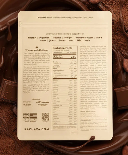 Ka'Chava Chocolate All-in-One Meal Shake Chocolate 15.31 oz