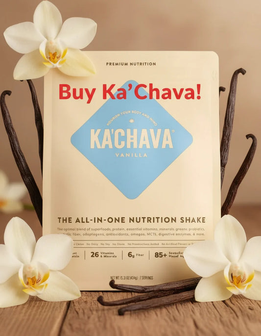Ka'Chava Vanilla All-in-One Meal Replacement Shake (7 Servings) 15.31oz Kachava