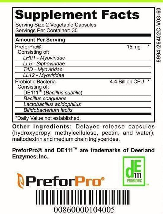 Advanced Synbiotic Probiotic Prebiotic Gut Health Supplement