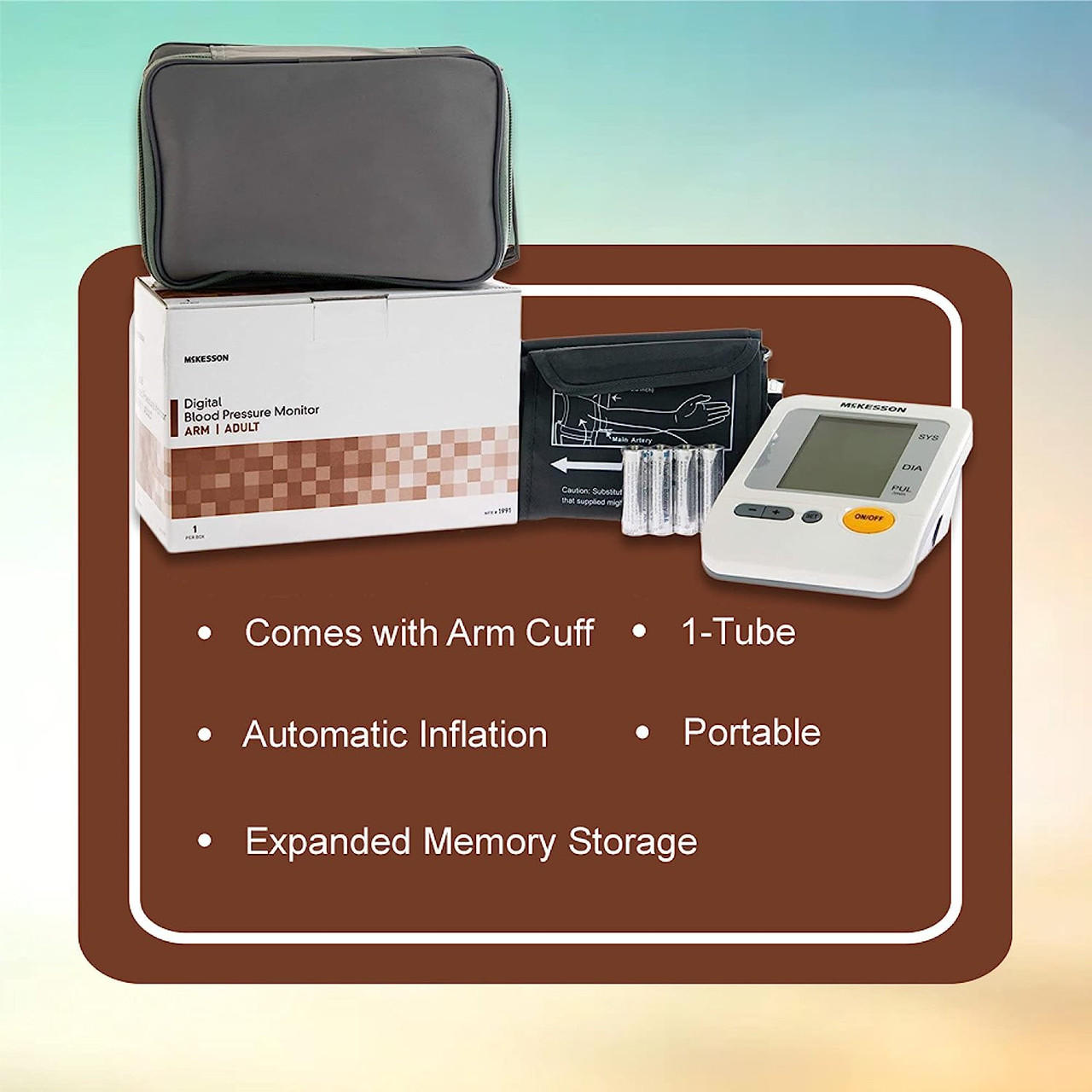 Digital Blood Pressure Monitor for Home Health Tracking