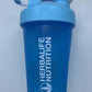 400ml Portable White Protein Shake Bottle with Whisk